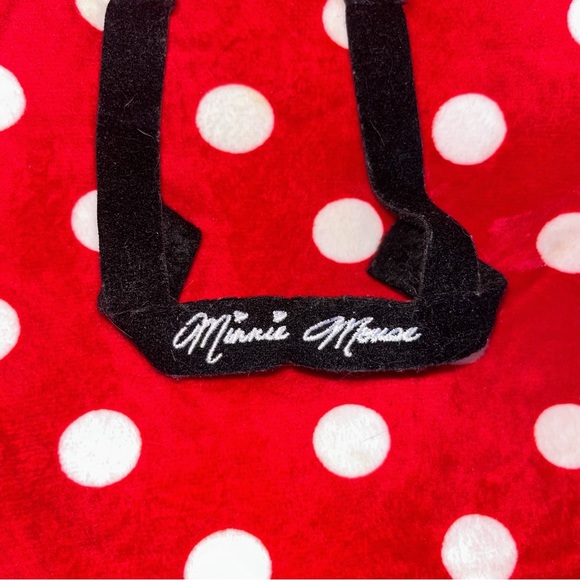 Disney Red and White Polka Dot Minnie Mouse Backpack with 2 Headbands - Picture 2 of 14